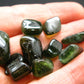 Rare Lot of 10 Green Tourmaline Tumbled Stones From Brazil - 60.75 Carats