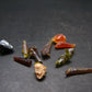 Rare Lot of 10 Zincite Crystals from Poland - 52.50 Carats