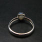 Very Rare White Cryolite 925 Silver Ring from Greenland - Size 8 - 1.81 Grams