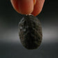 Colombianite Pseudotektite Silver Pendant from Colombia - 10.16 Grams - 1.3"