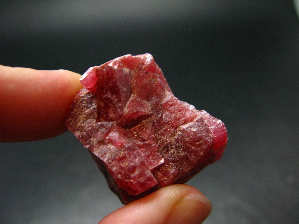 Large Rhodonite Rodonite Crystal From Brazil -30.67 Grams - 1.1"