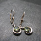 Moldavite Tektite Silver Earrings from Czech Republic - 2.48 Grams