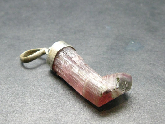 Pink Tourmaline Crystal Pendant - 1.5" - 4.30 Grams