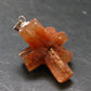 Terminated Aragonite Crystal Silver Pendant from Morocco - 1.3" - 6.20 Grams