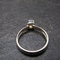 Phenakite Phenacite Crystal Facetted Silver 0.65 Carats Ring From Russia - Size 68 - 1.77 Grams