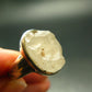 Natural Gem Raw Libyan Desert Glass Tektite Sterling Silver Ring from Libya - Size 8 - 6.54 Grams