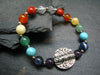 7 Chakra Genuine Bracelet ~ 7 Inches ~ 8mm Round Beads