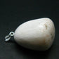 Scolecite Silver Pendant From India - 1.5"