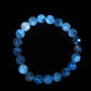 Rare Petroleum Oil In Quartz Crystal Bracelet - 7 Inches - 9mm Round Beads