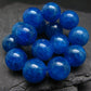 AAA Grade Neon Blue Apatite Genuine Bracelet ~ 7 Inches ~ 14mm Round Beads