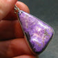 Sugilite Silver Pendant From South Africa - 1.6"