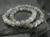 Labradorite Genuine Bracelet ~ 7 Inches ~ 4mm Round Beads