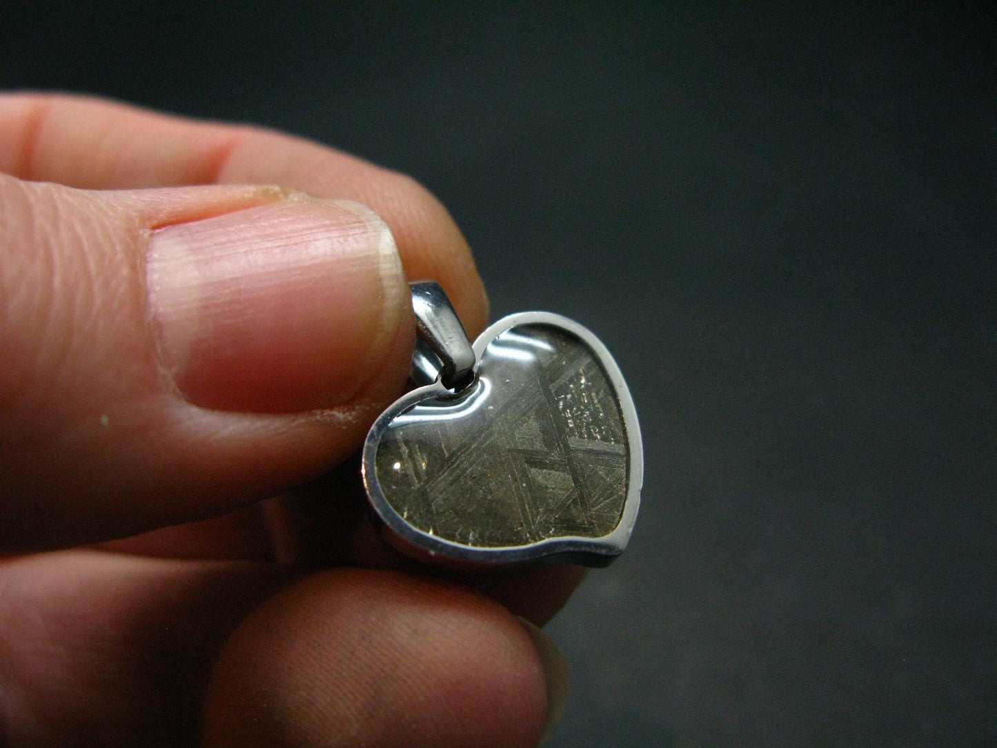 Muonionalusta Meteorite Pendant from Sweden - 1.9"