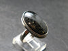 Real!! Very Rare Nuumite Nuummite Sterling Silver Ring from Greenland - 6.07 Grams - Size 7