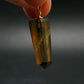 Natural Unheated Citrine Sterling Silver Gold Plated Pendant from Zambia - 1.4" - 4.69 Grams