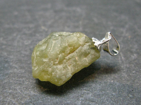 Chrysoberyl Crystal Silver Pendant From Brazil - 3.12 Grams