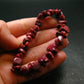 Thulite Genuine Bracelet ~ 7 Inches ~ 9mm Tumbled Beads