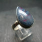 Ruby & Kyanite Silver Ring From India - 6.46 Grams - Size 10