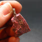 Rosaline Zoisite!! Rare Raw Deep Pink Thulite Silver Pendant From Norway - 1.1"