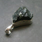 Shape!! Natural Gem Moldavite Tektite SS Pendant From Czech Republic - 5.8 Grams - 1.2"