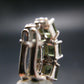 Moldavite Tektite Silver Earrings from Czech Republic - 4.81 Grams