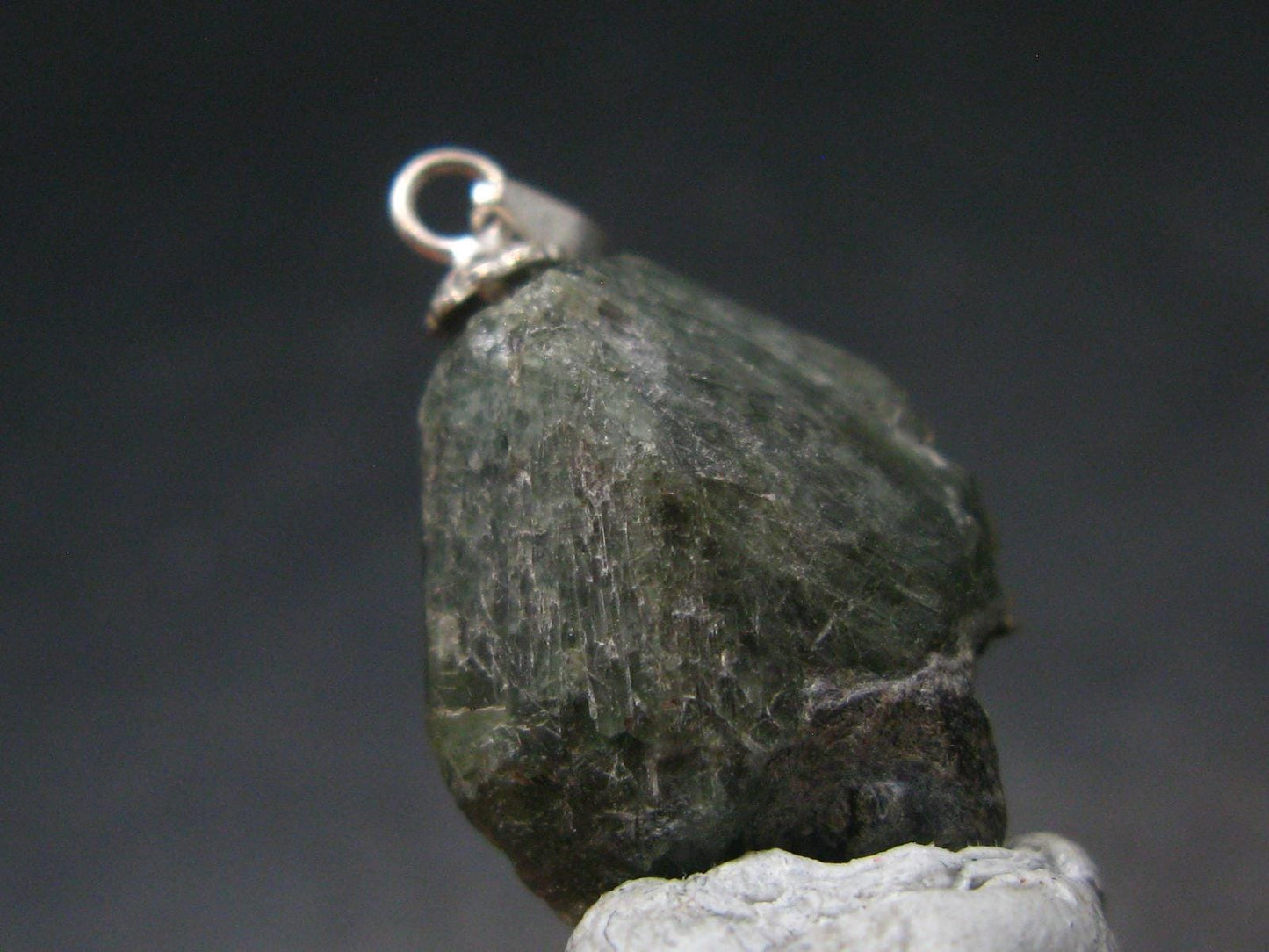 Natural Alexandrite Chrysoberyl Crystal Silver Pendant From Zimbabwe - 4.00 Grams