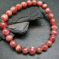 Rhodochrosite Genuine Bracelet ~ 7 Inches ~ 8mm Round Beads