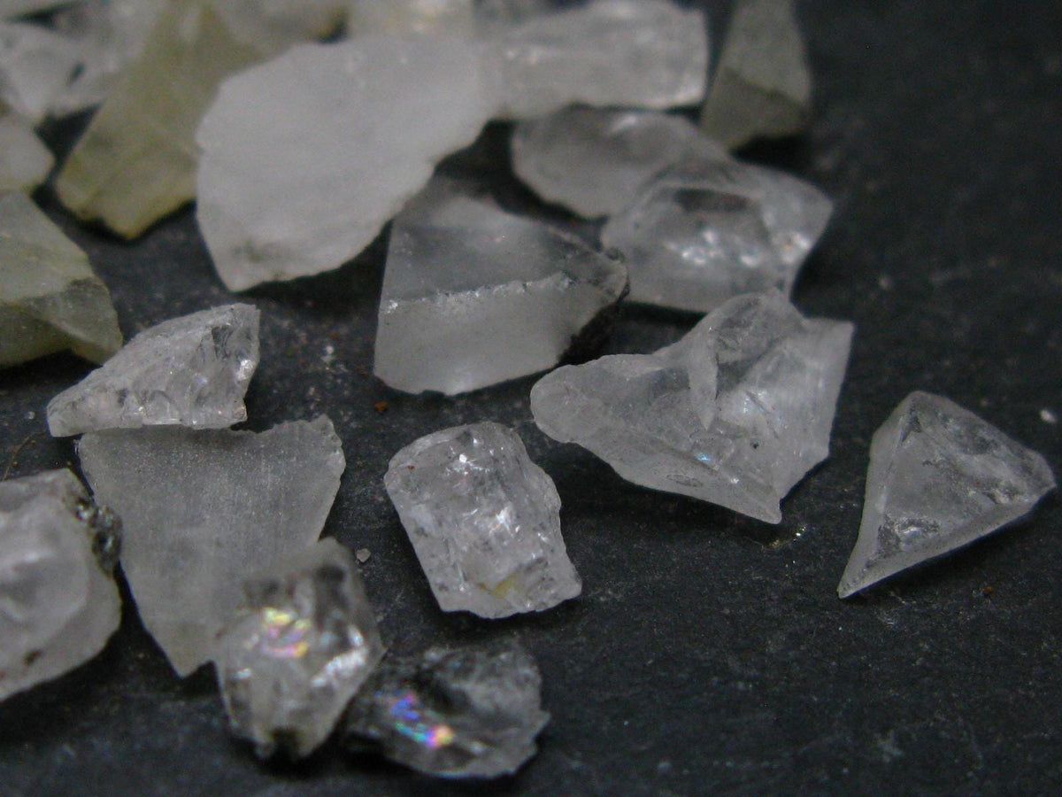 Lot of Phenakite Phenacite Crystals and Offcuts From Russia - 25 Carats