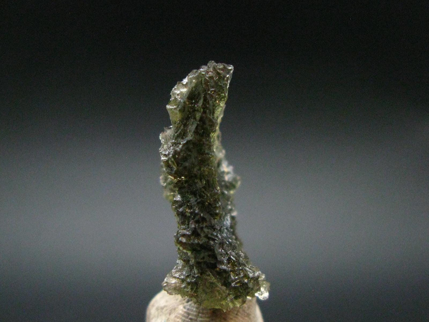 Besednice Moldavite Tektite Raw Piece from Czech Republic - 1.2" - 18.75 Carats