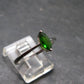 Helenite Gaia Stone Gem Sterling Silver Ring From Washington - Size 8 - 0.7 Carats