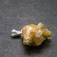 Wulfenite Crystal Silver Pendant From Arizona, USA - 1.0" - 8.42 Grams
