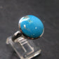 Genuine Turquoise Sterling Silver Ring - 5.13 Grams - Size 8