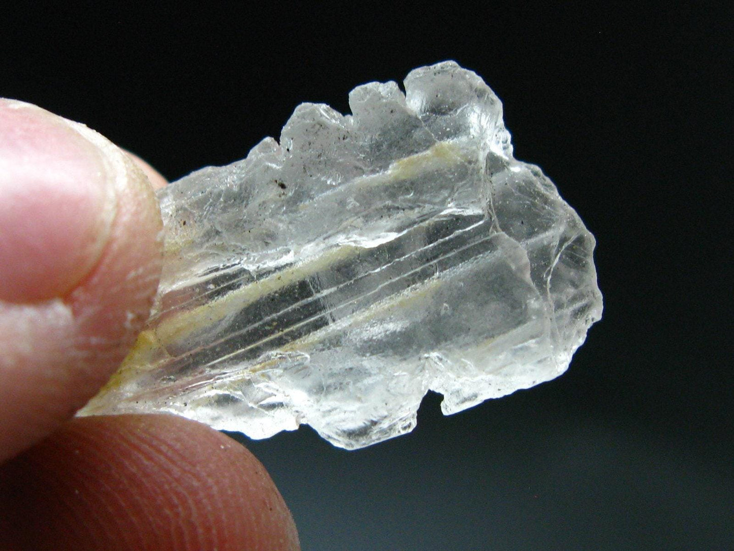 Lot of 10 Clear Petalite Crystals from Brazil