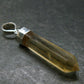 Natural Unheated Citrine Crystal Silver Pendant from Congo - 3.03 Grams