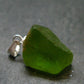 Peridot Olivine Pendant in SS From Arizona - 0.8" - 2.89 Grams
