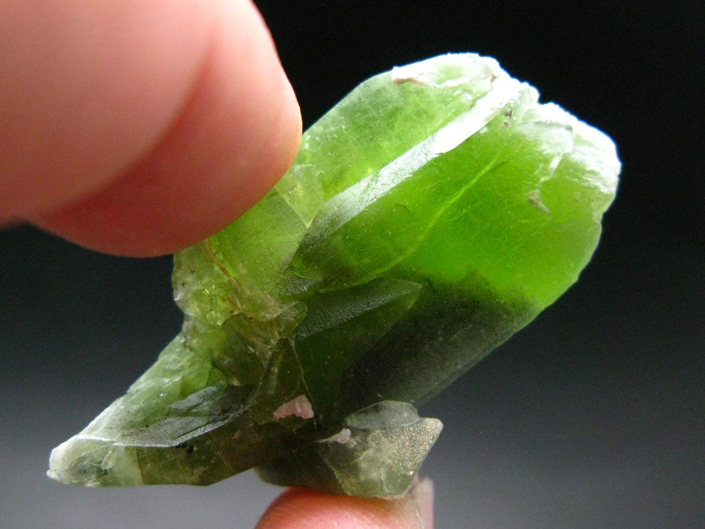 Rare 89.25 Carat Gem Peridot Olivine Cluster from Pakistan - 1.1"