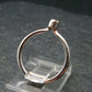Genuine Alexandrite Gem Silver Ring From Russia - Size 4 - 1.32 Grams