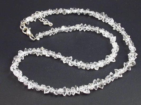 Herkimer Diamond Quartz Necklace From USA - 17"