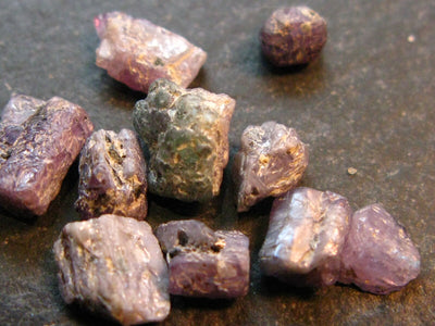 Lot of 10 Alexandrite Chrysoberyl Crystals From Tanzania - 15 Carats