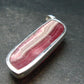 Rare Rhodochrosite Sterling Silver Pendant From Argentina - 2.1" - 15.30 Grams