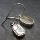 Phenakite Phenacite Crystal Silver Earrings from Russia - 2.91 Grams