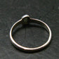 Cute Gem Moldavite Sterling Silver Ring From Czech Republic - Size 7.75 - 1.34 Grams