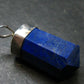 Lapis Lazuli Silver Pendant From Afghanistan - 1.7" - 13.25 Grams