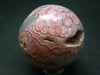 Rhodochrosite Sphere Ball from Argentina - 1.6" - 108.9 Grams