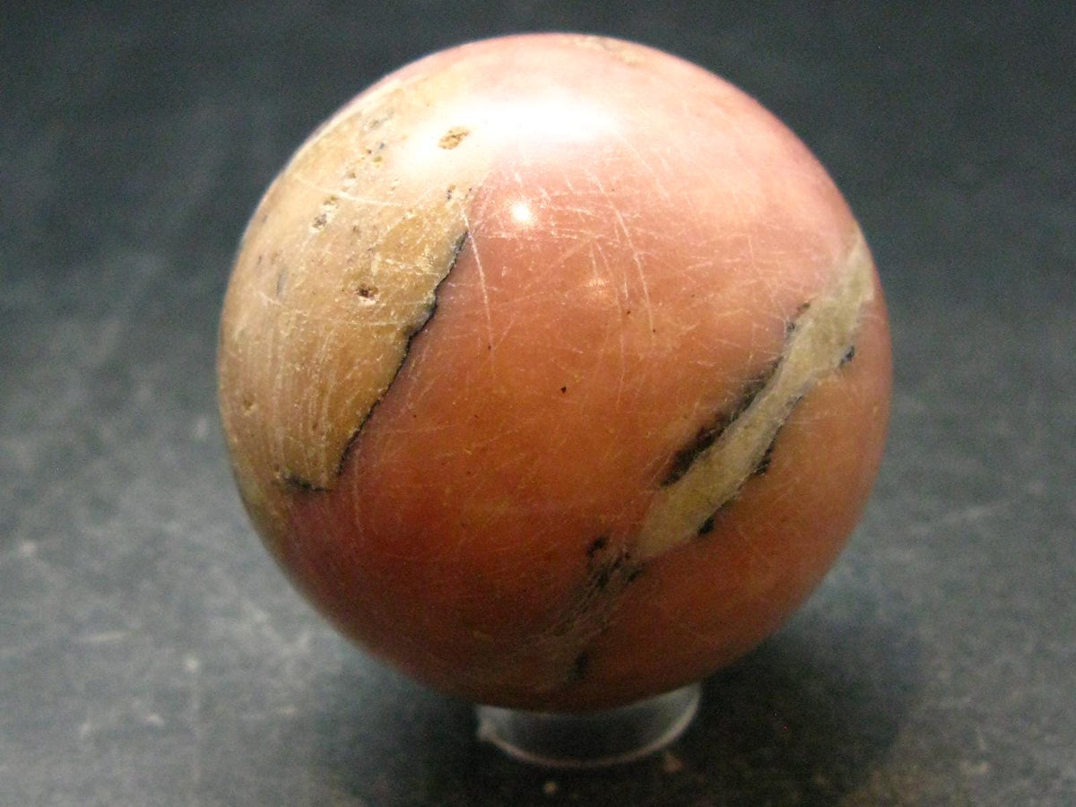 Rare Pink Opal Ball Sphere from Peru - 92.23 Grams - 1.7"