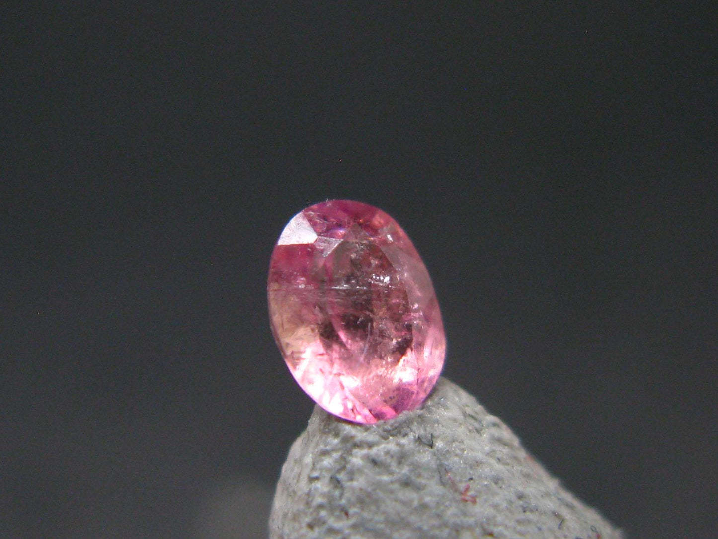 Rare Large Pezzottaite Pink Beryl Cut Facetted Gem from Madagascar - 0.25 Carats