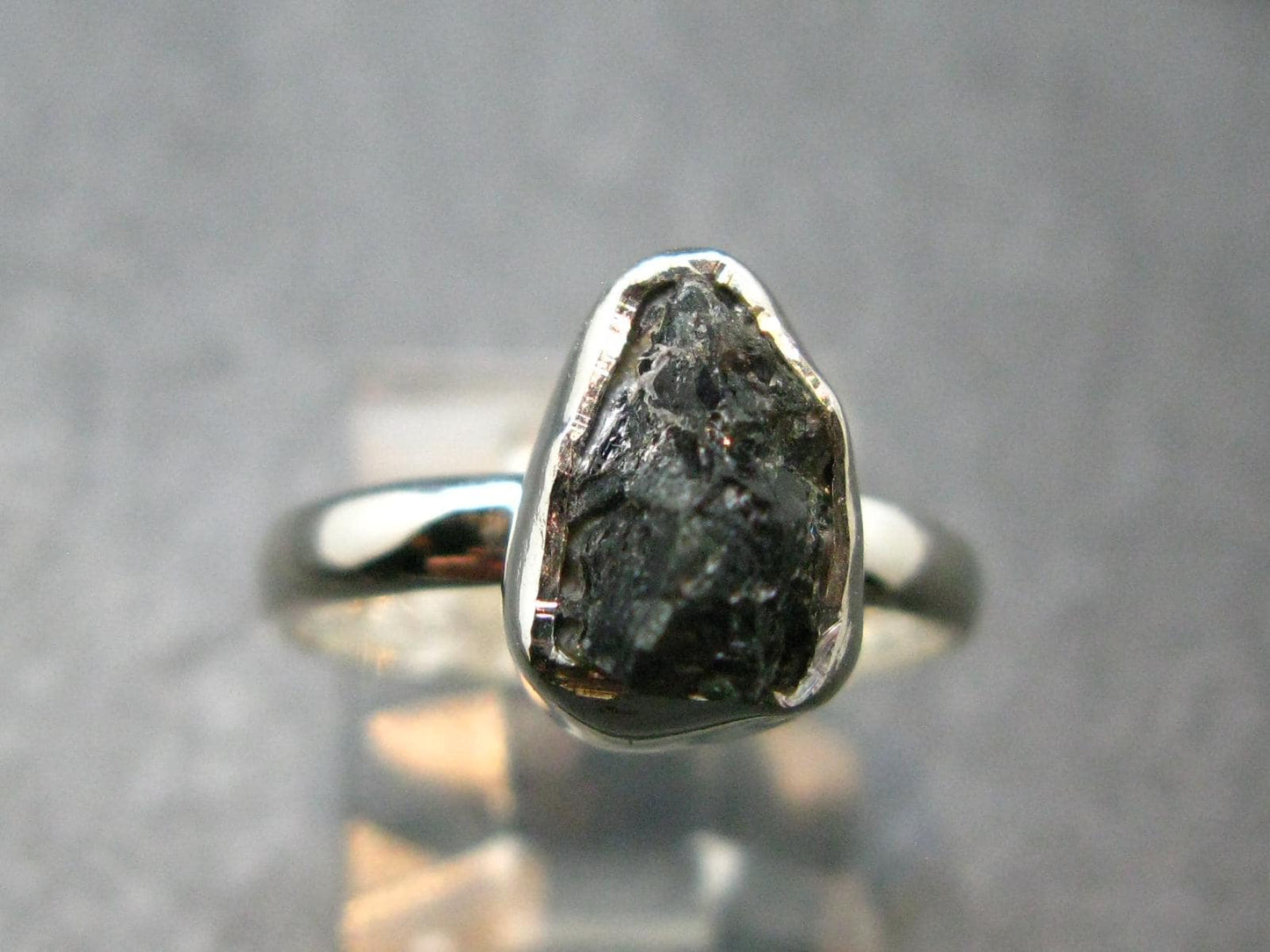 Alexandrite Crystal Silver Ring From Zimbabwe - Size 7 - 2.36 Grams