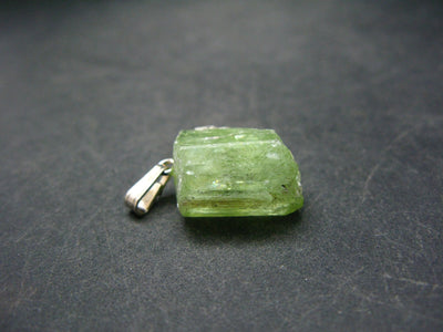 East meets West Gem!! Pistachio-Green Diopside Tashmarine Rare Gem Crystal From Tanzania - 1.0"