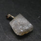 Rare Clear Natrolite Crystal Silver Pendant From Tanzania - 0.8" - 1.71 Grams