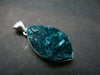 Dioptase Crystal Silver Pendant from Congo - 7.62 Grams - 1.4"